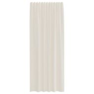 Пердета от воал с горна част, 2 бр, кремаво