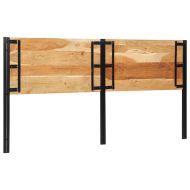 табла за глава 200 см масивна дървесина акация и желязо