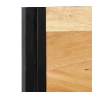 табла за глава 200 см масивна дървесина акация и желязо