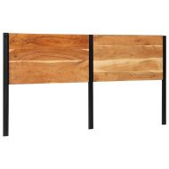 табла за глава 200 см масивна дървесина акация и желязо