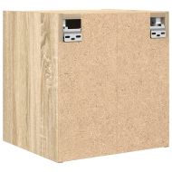 Нощно шкафче за стенен монтаж, сонома дъб, 38x34x40 см