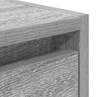 Нощни шкафчета за стенен монтаж, 2 бр, сив сонома, 38x34x40 см