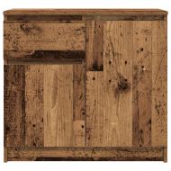 Бюфет с чекмеджета, старо дърво, 71x35x65 см, инженерно дърво