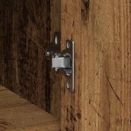 Бюфет с чекмеджета, старо дърво, 101x35x76 см, инженерно дърво