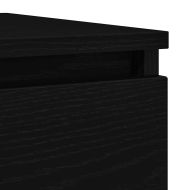 Сайдборд, Черен дъб, 37,5x35x99 см, инженерно дърво