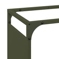 Стойка за дърва, 90x28x65 см, студеновалцувана стомана