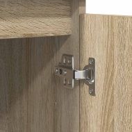 Бюфет с чекмеджета, дъб сонома 100,5x35x98,5 см инженерно дърво