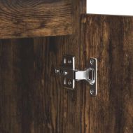 Бюфет с чекмеджета, опушен дъб 100,5x35x98,5 см инженерно дърво