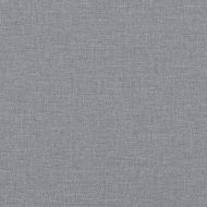 Канапе с изтеглящо легло и чекмеджета светлосиво 90x190 см плат