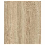 Нощни шкафчета за стенен монтаж, 2 бр, сонома дъб, 38x34x40 см