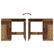 Бюро, старо дърво, 86x49x76 см, инженерно дърво