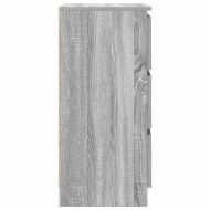 Бюфет сив сонома 37,5x35x76 см инженерно дърво