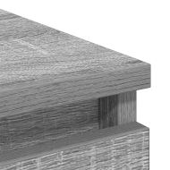 Бюфет сив сонома 37,5x35x76 см инженерно дърво