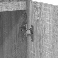 Бюфет с чекмеджета, сив сонома, 71x35x65 см, инженерно дърво