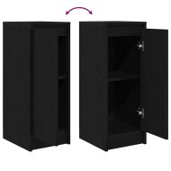 Сайдборд, Черен дъб, 29,5x34x76 см, инженерно дърво