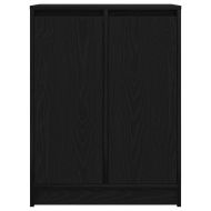 Сайдборд, Черен дъб, 57x34x76 см, инженерно дърво