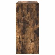 Сайдборд, опушен дъб, 85x34x76 см, инженерно дърво