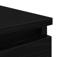 Сайдборд, Черен дъб, 37,5x35x76 см, инженерно дърво