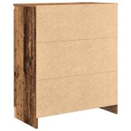 Бюфет с чекмеджета, старо дърво, 71x35x84 см, инженерно дърво