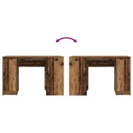 Бюро, старо дърво, 120x42x76 см, инженерно дърво