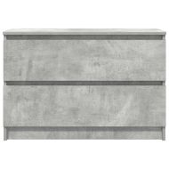 ТВ шкаф Бетон сив 80x35x54 cm Инженерна дървесина