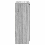 Бюфет с чекмеджета, сив сонома 100,5x35x98,5 см инженерно дърво