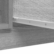 Бюфет с чекмеджета, сив сонома 100,5x35x98,5 см инженерно дърво