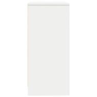 Сайдборд, бял, 57x34x76 см, инженерно дърво