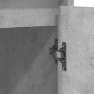 Сайдборд, бетонно сив, 85x34x76 см, инженерно дърво