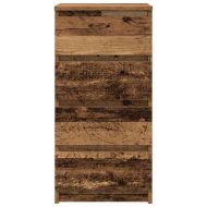 Сайдборд, старо дърво, 37,5x35x76 см, инженерно дърво