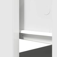 Конзолна маса с чекмеджета, бяла 85,5x38,5x74,5 cm