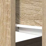 Конзолна маса с чекмеджета, дъб сонома 85,5x38,5x74,5 cm