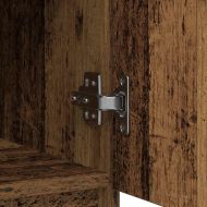 Бюфет с чекмеджета, старо дърво, 71x35x65 см, инженерно дърво