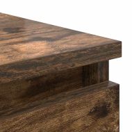 Бюфет с чекмеджета, опушен дъб, 37,5x35x99 см, инженерно дърво