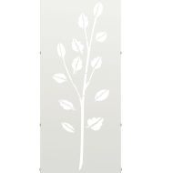 Стойка за дърва, бяла, 40x30x80 см, студеновалцувана стомана