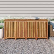 Градинска кутия за съхранение 175x80x75 см акациево дърво масив