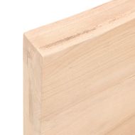 Плот за баня 100x50x(2-6) см необработено масивно дърво