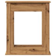 Облицовка за камина дъб артизан 75x20x87,5 см инженерно дърво