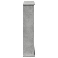 Облицовка за камина бетонно сив 75x20x87,5 см инженерно дърво