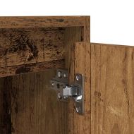 Нощни шкафчета за стенен монтаж, 2 бр, старо дърво, 38x34x40 см