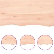 Стенен рафт, 60x30x(2-6) см, необработен масивен дъб