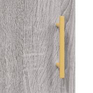 Стенни шкафове, 2 бр, сив сонома, инженерно дърво