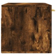 Стенен шкаф, опушен дъб, 80x36,5x35 см, инженерно дърво
