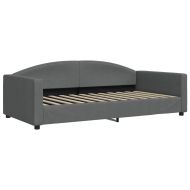 Легло за спане с ракла без матрак, Тъмно сиво, 100x200 см