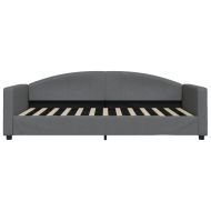 Легло за спане с ракла без матрак, Тъмно сиво, 100x200 см