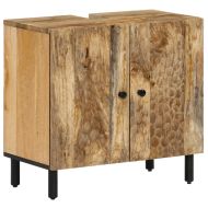 Шкаф за баня 62x33x58 см масивно мангово дърво