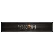 Кухненско килимче, миещо, текст Coffee, 60x300 см, кадифе