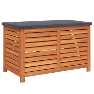 Градинска кутия за съхранение 90x48x55 см евкалипт масив