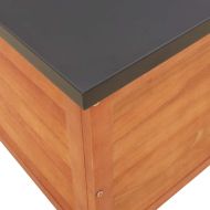 Градинска кутия за съхранение 90x48x55 см евкалипт масив