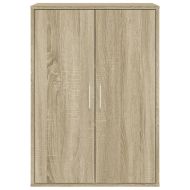 Сайдборди, 2 бр, дъб сонома, 60x31x84 см, инженерно дърво